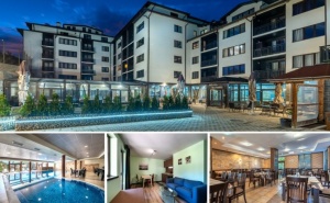 2+ Нощувки на човек на База All Inclusive Light + 2 Външни Отопляеми Джакузита, Минерален Басейн и Релакс Зона от Хотел Роял Банско Апартмънтс, Банско. Дете до 11.99Г. - Безплатно!