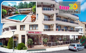 Лято на 5 минути от Плажа в Китен! Нощувка със закуска, обяд и вечеря + Напитки + Басейн, Фитнес и Интернет в хотел Еос, Китен, от 27 €/52.81 лв. на човек